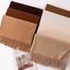 Cashmere Feel Solid Color Scarf Women's Imitation Cashmere Spring Atmosphere Versatile Medium and Long Shawl Scarf