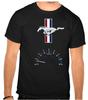 Ford Mustang Speedometer Car Logo Black T-Shirt -1271-