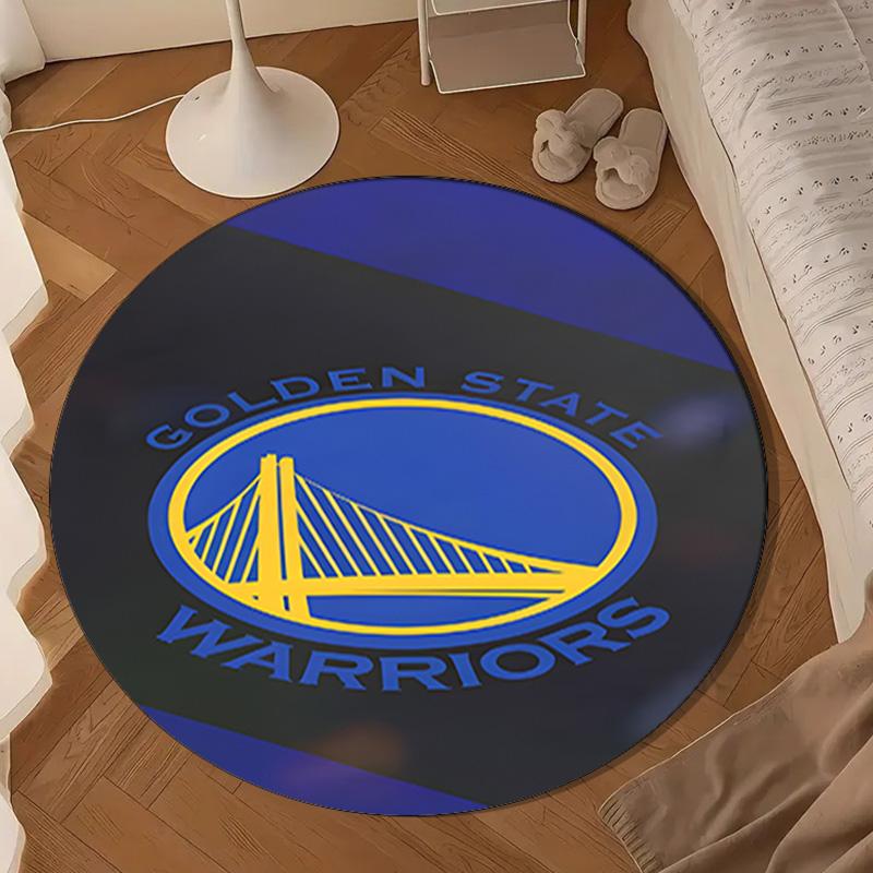 Golden State Warriors Poster Round Mat, Anti-slip Circle Carpet Chair Rug For livingroom,Bedroom, Doormat Home Decor Gift Christmas Gifts