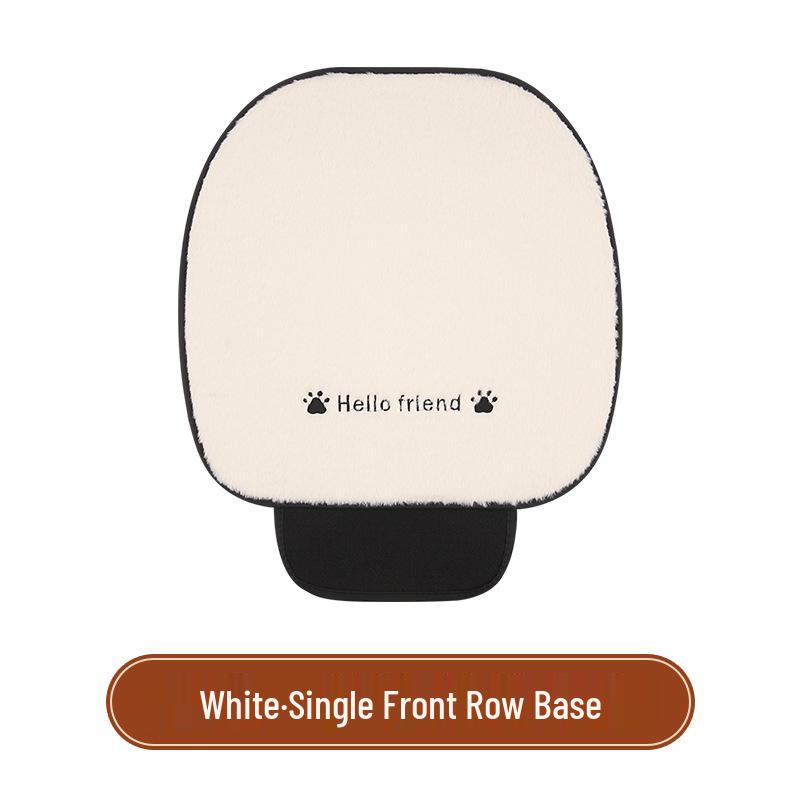 Winter Plüsch Autositzkissen aus Kaninchenfellimitat - Niedlich und warm für Haustiere