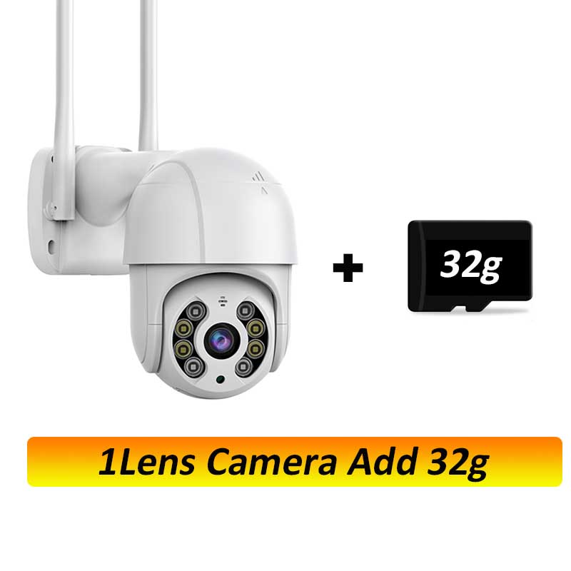 Three Lens PTZ IP Camera Outdoor 6K HD Three Screen WiFi Security Camera Auto Tracking 4K Dual Len Wirelss CCTV Camera iCsee
