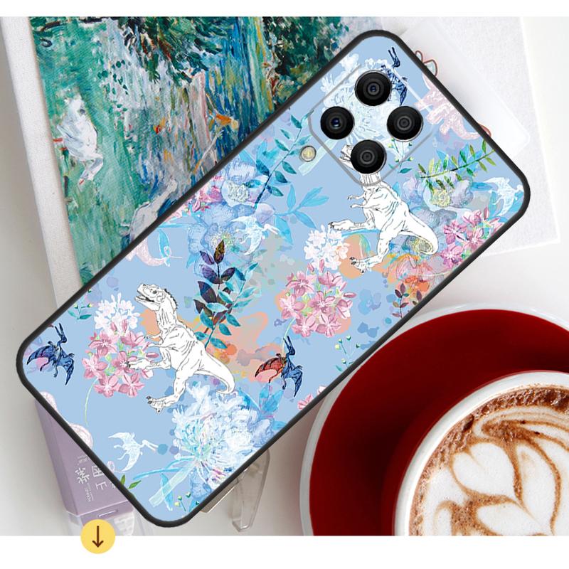 Dinosaur Pattern Case For Samsung Galaxy M13 M16 M11 M21 M31 M20 M23 M54 M14 M34 M52 M32 M12 M36 M56 M15 M55