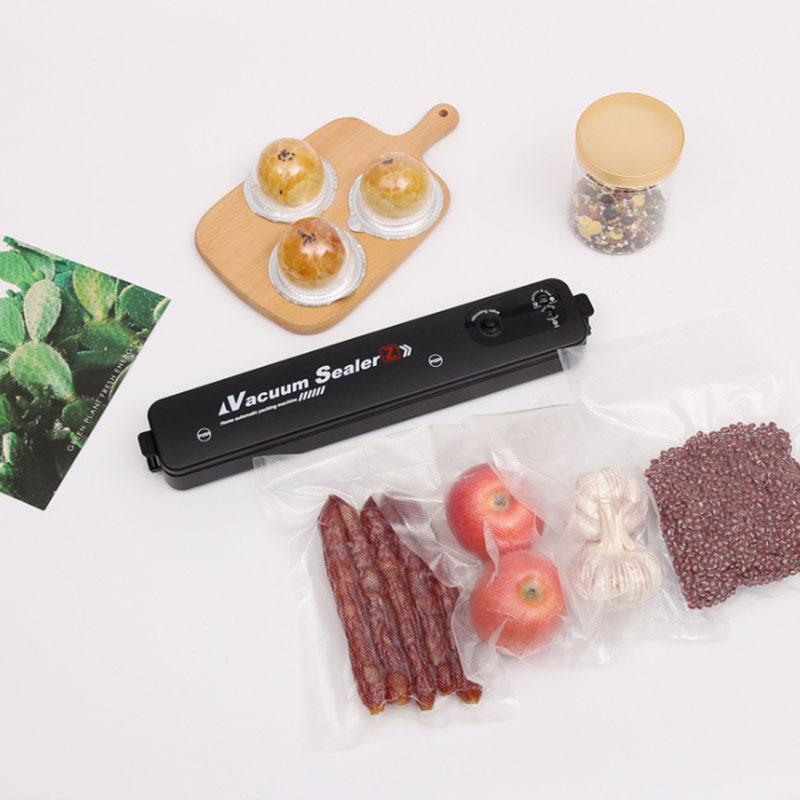 Mini Vacuum Packaging Machine for Food Automatic Home Vacuum Sealer Portable Plastic Sealer Kitchen Food Preservation Tool