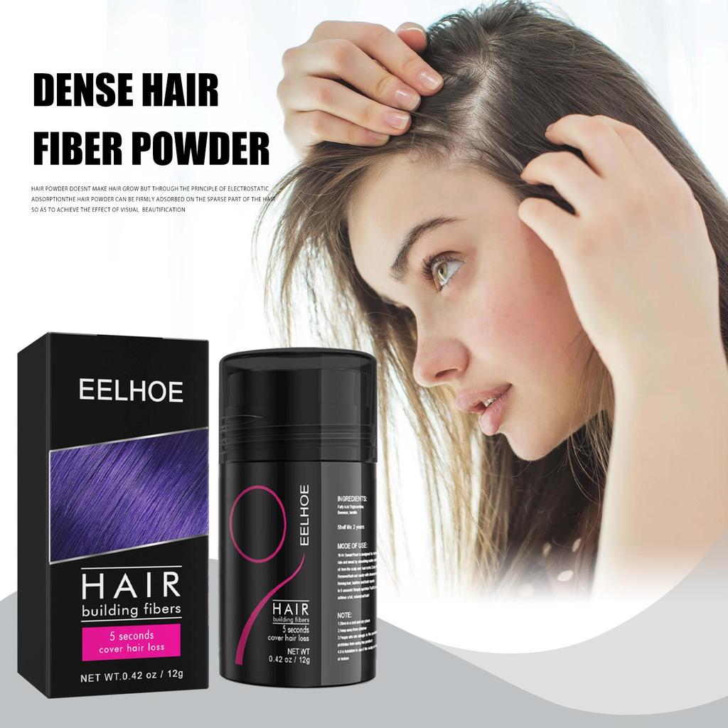 Hair Fibers Keratin Thickening Spray Hair Growth Powder Wig Regrowth For Woman Man Hair Building Fibers Loss Product 12g