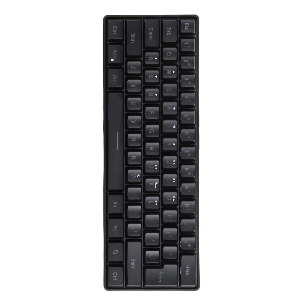 V700 Keyboard USB RGB Backlight Gaming Keyboard with 61 Keys for Laptop Desktop