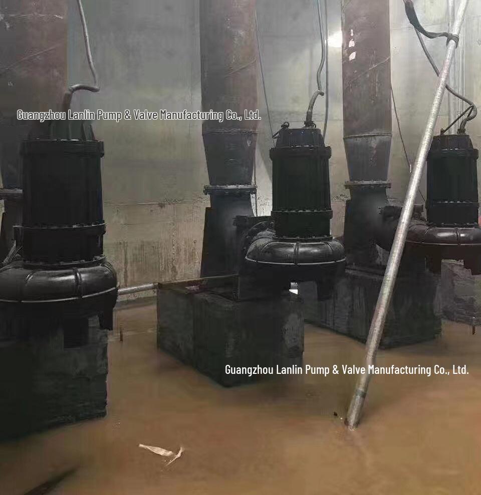 WQ 100WQ80-25 High Power 11KW Non-Clogging Submersible Sewage Pump for Sludge