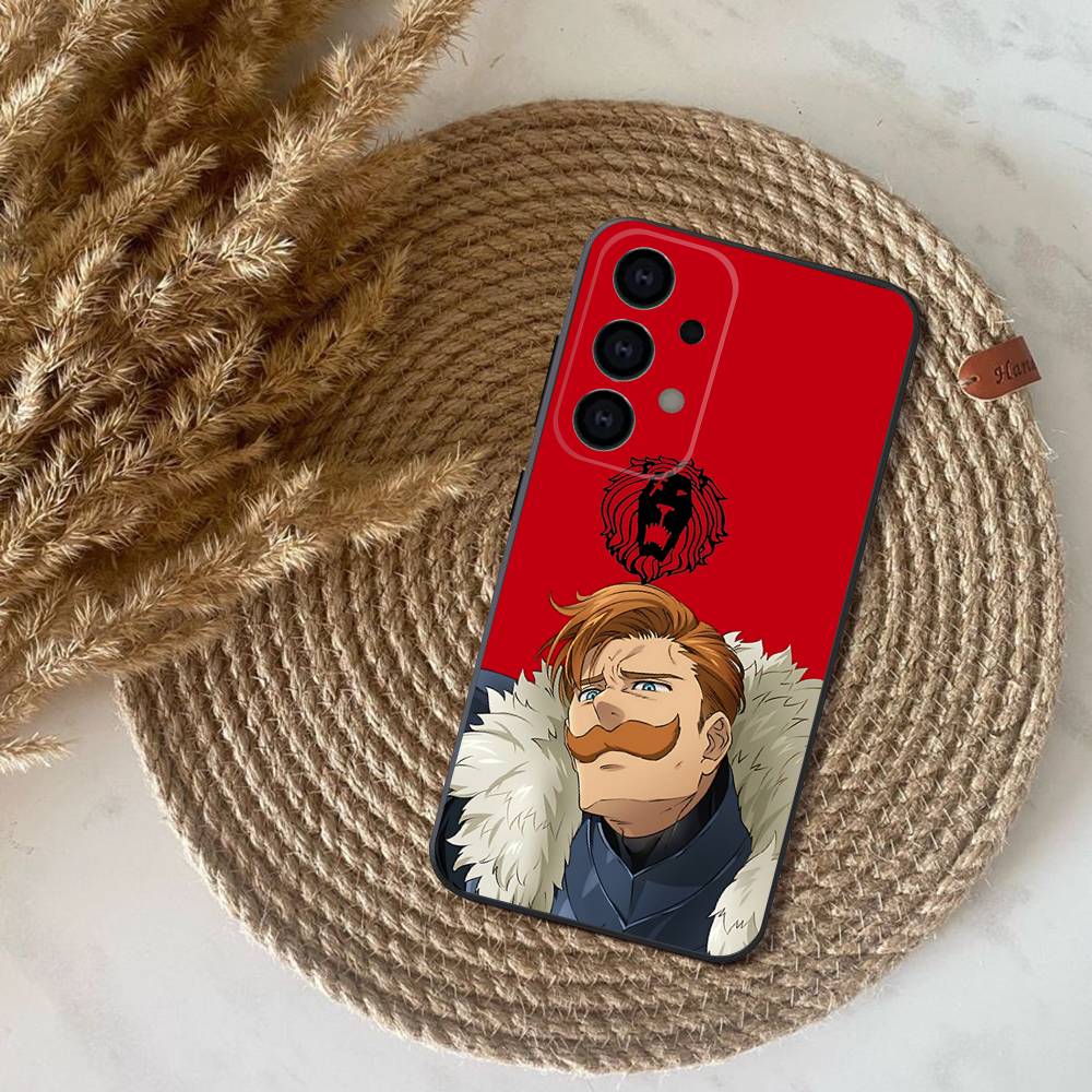 E-Escanor Seven Deadly Sins Phone Case for Samsung S24 S22 S25 Ultra S9 S20 FE S23 Plus S10 S21 Shockproof Funda Cover