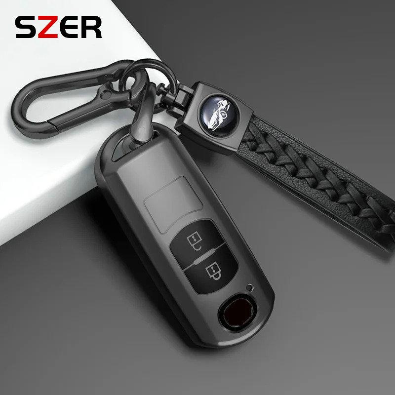 New TPU Car Key Case For Mazda 2 3 6 Demio Atenza Axela CX-5 CX5 CX-3 CX7 CX-9 3 4 CX30 2016 2017 2018 2019 Key Cover Keychain