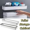 Space-Saving Toilet Storage Cabinet Wall-Mounted Bathroom Storage Rack Wall Hanging Rack  Bathroom