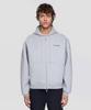 (M) Zip Hoodies 401 Grey Menlange