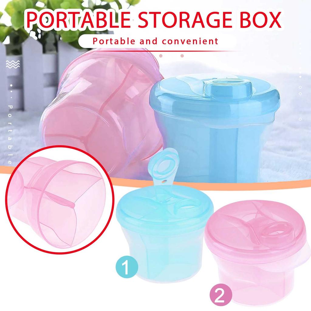 Three Layer Portable Outdoor Food Container With Rotary  Distributor