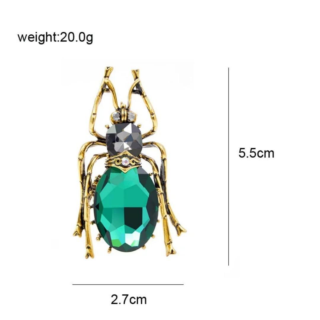 

Брошь в виде хрустального жука, модная ретро-брошь в виде жука, игла, насекомое, ювелирные изделия, подарки, одежда, костюм, аксессуары золотой