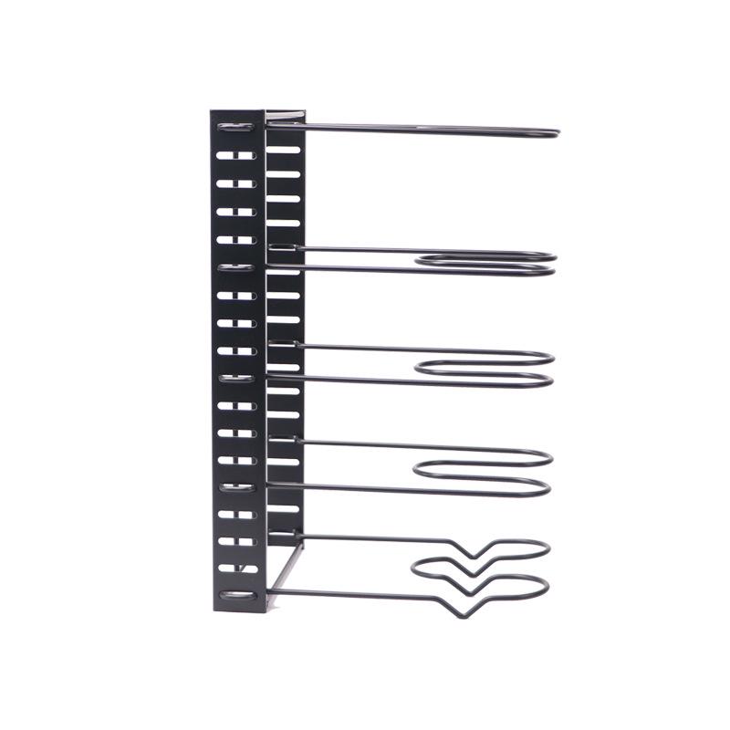 

Двухсторонняя стойка для кастрюль: Легко собираемое вертикальное хранилище из железной проволоки для кастрюль и сковородок