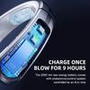 8000mAh USB Hanging Neck Fan Portable Bladeless Mini Rechargeable Mute LED Digital Display Electric Fans Air Cooler New