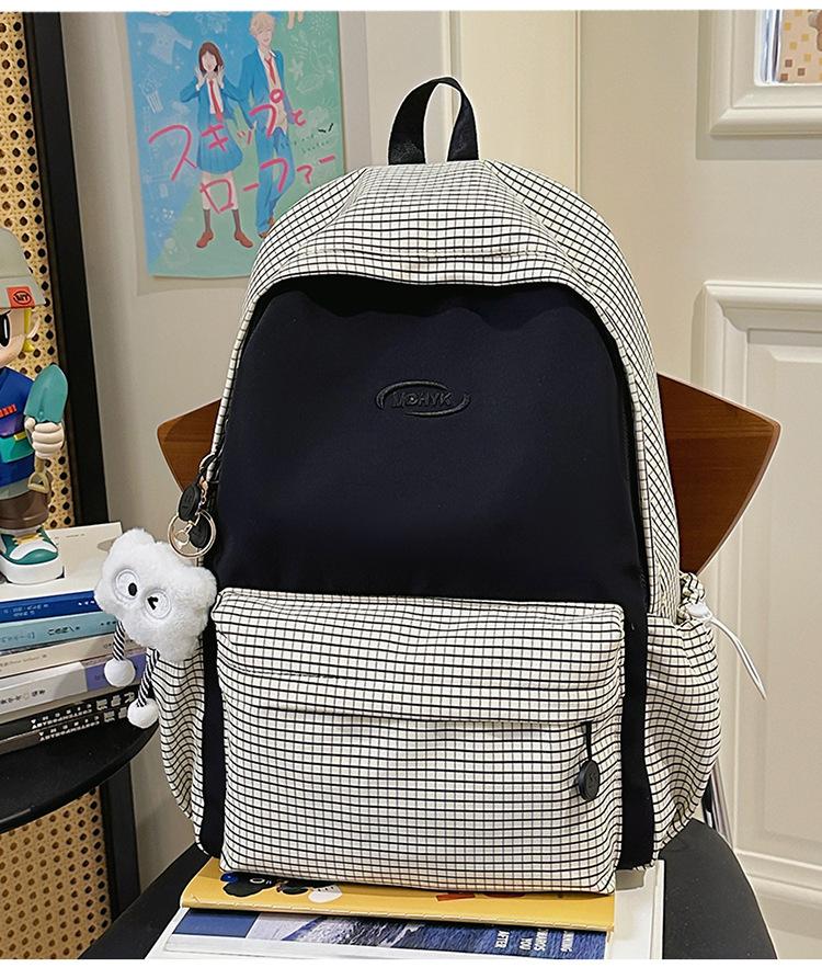 The new large-capacity multi-compartment versatile schoolbag for junior high school students, Mori college style, fresh and sweet casual backpack