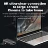 Aluminum TypeC  HUB e Rj45 1000M PD100w   for HDTV Notebook SSD Adaptador Usb Docking Station
