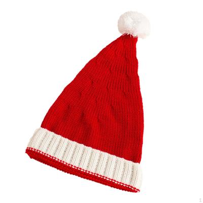 Weihnachtsmütze Mütze Warm Foto-Requisiten, Kostümzubehör Weihnachtsmann für Feiertag,
