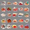50 Hermit Crab Graffiti Stickers Personalized Cartoon Marine Life Creative Decorative Mobile Phone Case Water Cup Stickers
