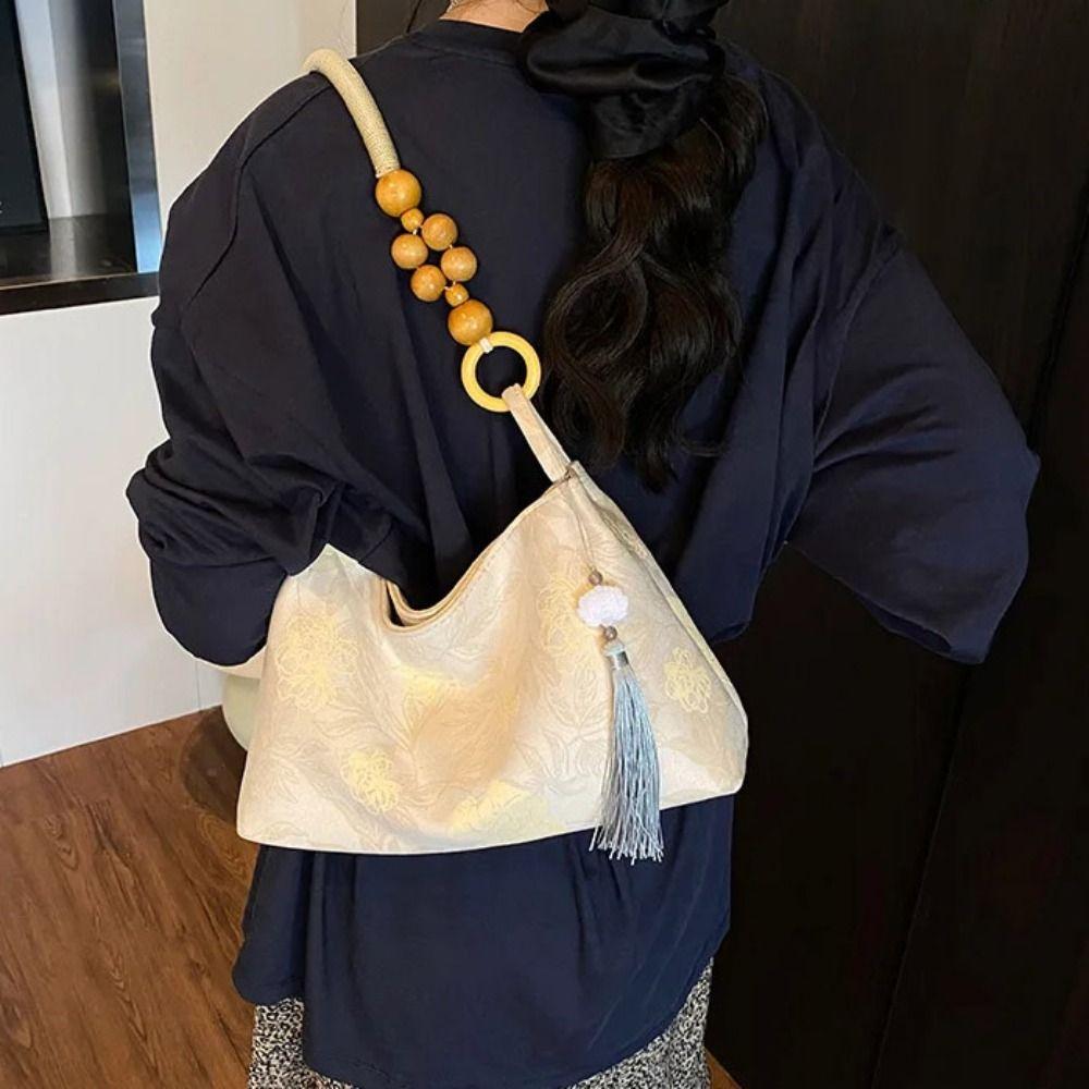 Armpit Bag New Chinese Style Handbag Embroidered Cheongsam Shoulder Bag  Party