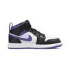 Air Jordan 1 PS Dark Iris Kinder-Sneakers Schwarz Weiß 640734-095