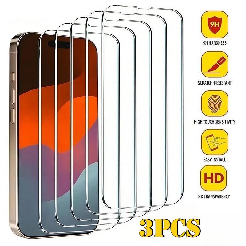 IPhone 18 17 16 16e 15 Plus Pro Max HD Transparent Phone Screen Protector iPhone 14 13 12 Pro Max Plus Mini HD Protective Film