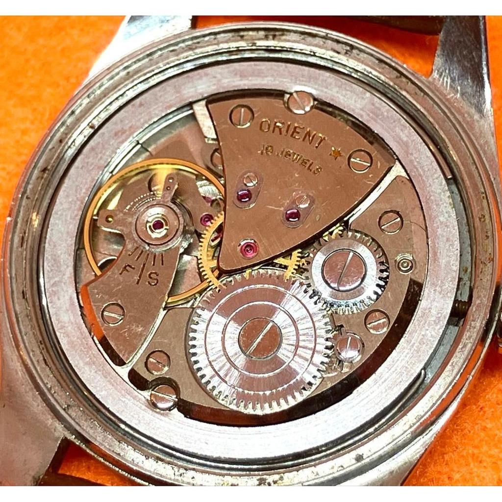 Used Vintage ROYAL ORIENT SWIMMER Hand-wound working item All stainless steel case