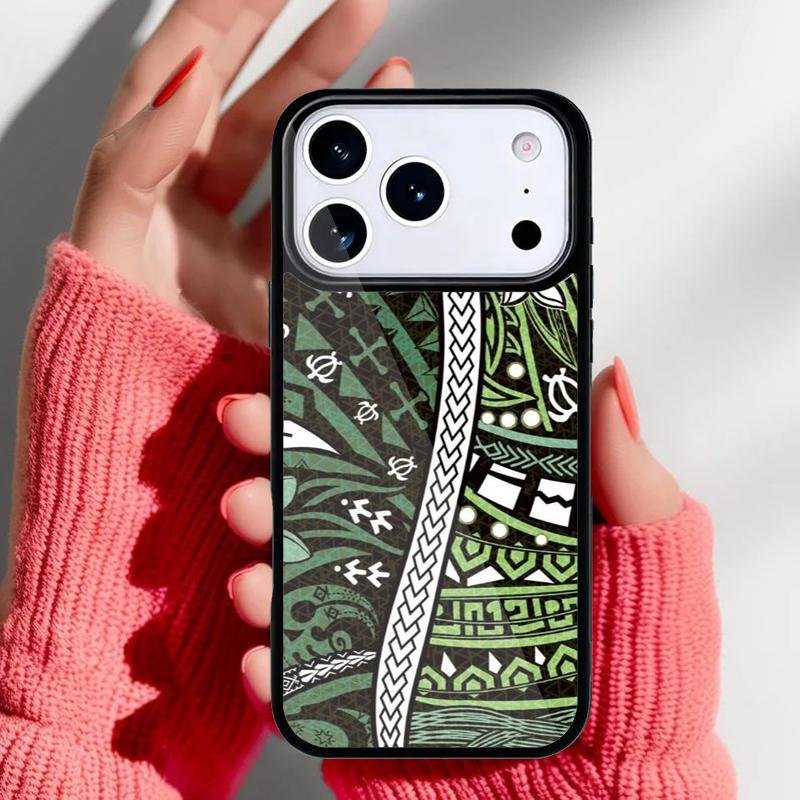 Maori Polynesian Samoan Tribal Soft Phone Case for iPhone 17 16 15 14 13 Pro Max Back Cover for 12 11 Pro Coque