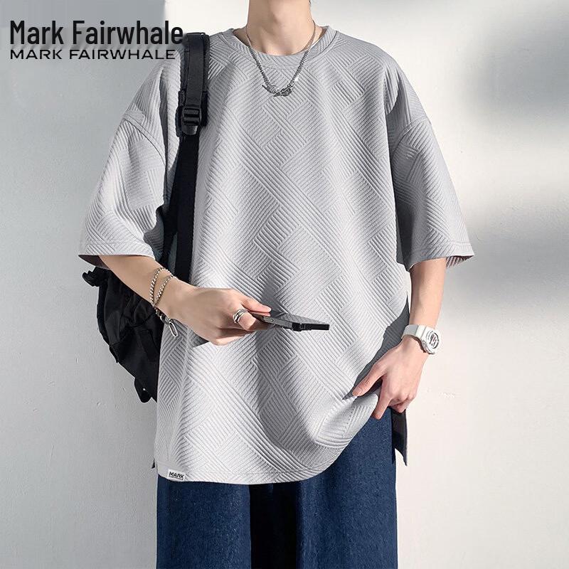 

Mark Fairwhale Men s Summer Round Neck Short Sleeve T-Shirt 5XL