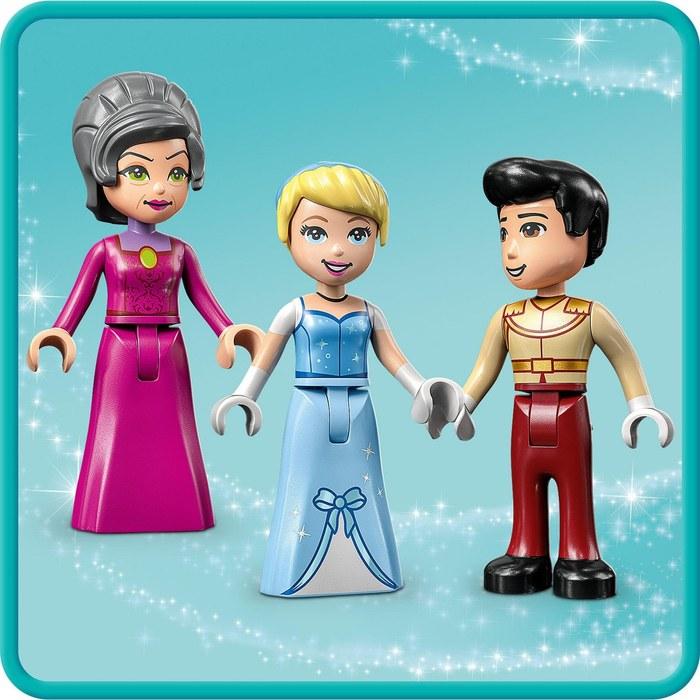 LEGO Disney Princess Cinderella and Prince Charming’s Castle 43206, Multicolor