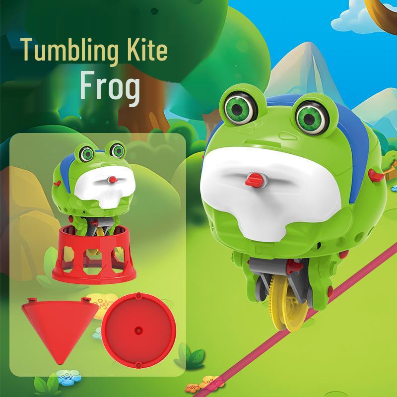 Black Tech Balance Unicycle Robot: Gyroscope Educational Toy for Tightrope Walking