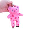 Kawaii Cat Plush Keychain Cute Backpack Pendant Fluffy Soft Stuffed Animals Keyring Car Key Buckle Accessories For Girl Women