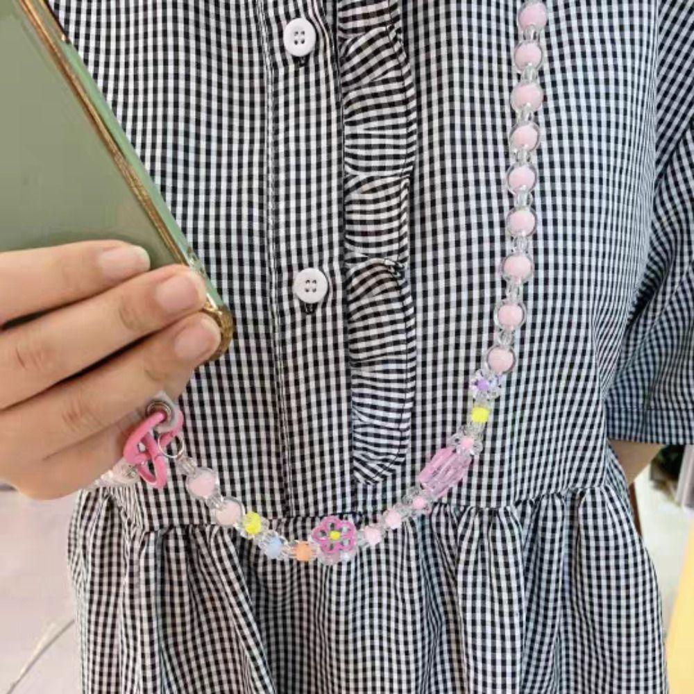 Anti-Lost Crossbody Flower Cellphone Strap  Mobile Phone Case Hanging