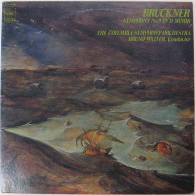 LP Record BRUNO WALTER COLUMBIA SYMPHONY ORC  Bruckner Symphony No. 9 FCCA91 CBS SONY  Japan Classical Used