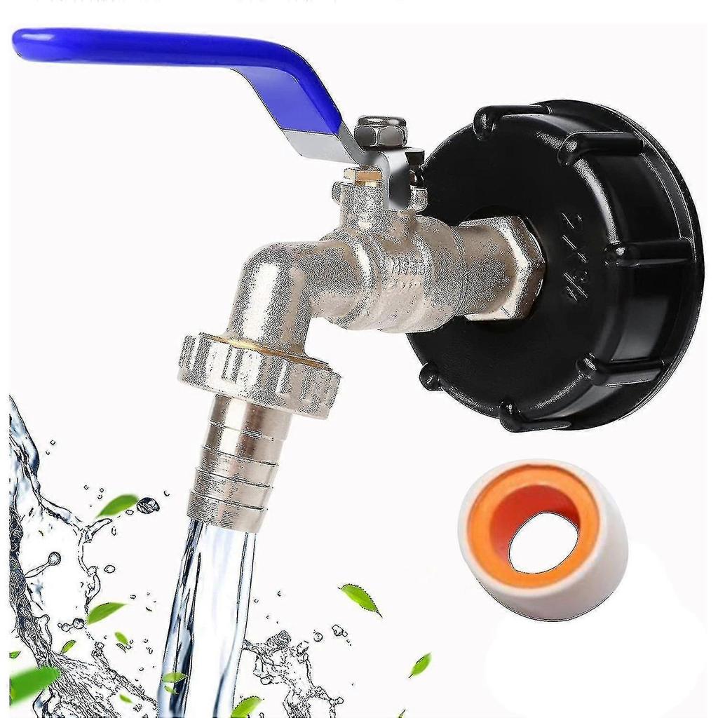 Ibc Container Accessories 3/4 Inch Brass Ibc Tank Ibc Tank Adapter Valve For S60 X 6 Water Tank Ibc - Pengj