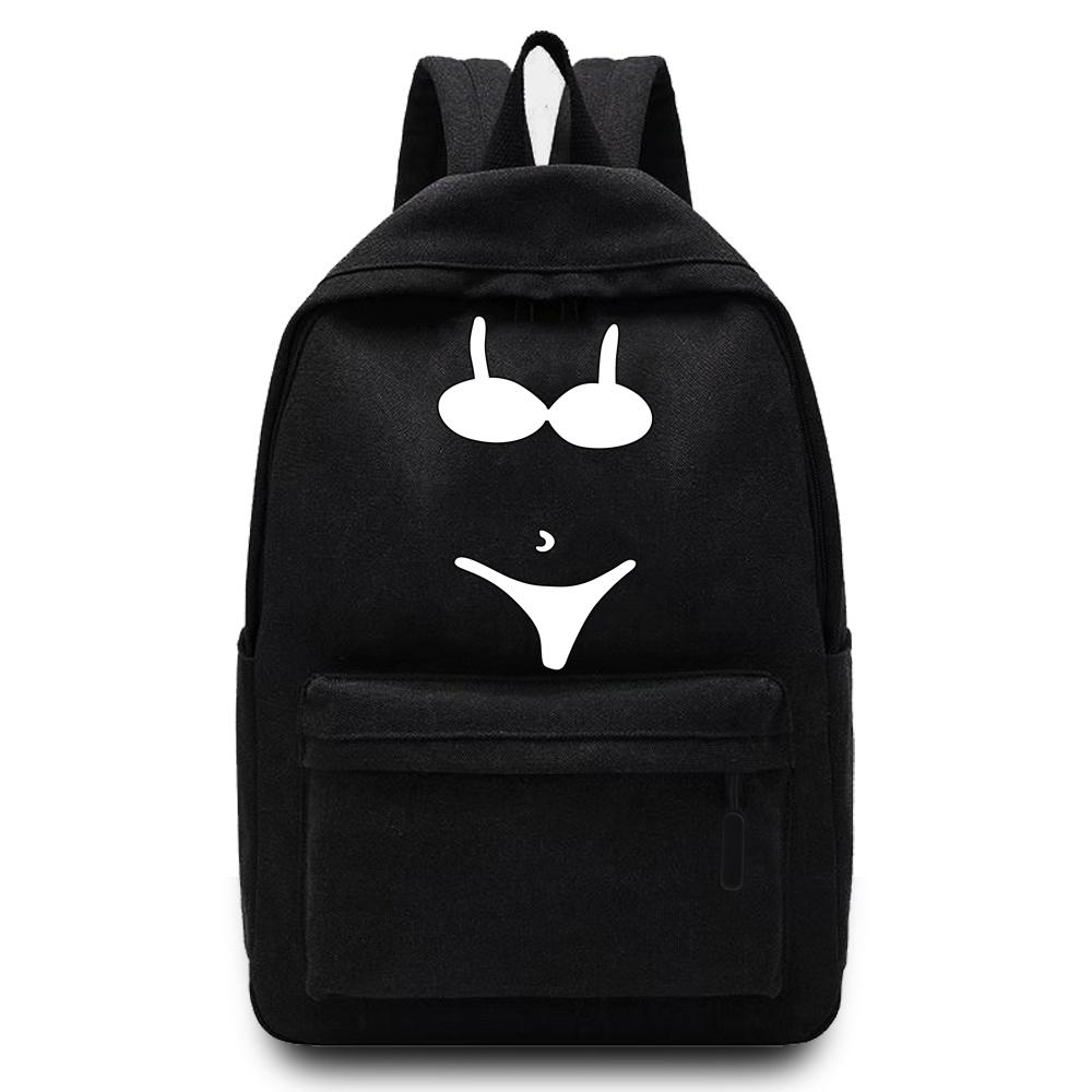 Women Shoulders School Bag Canvas Unisex Backpacks Sport Bag Chest Pattern Printed Casual Backpack Designer Laptop Backpack