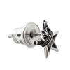 Crown Pentagram Earring AKE0102 Silver Accessory Brand Jewelry Silver Stud Earring 925 [ARTEMISKINGS] (Single Earring) Men's Women's