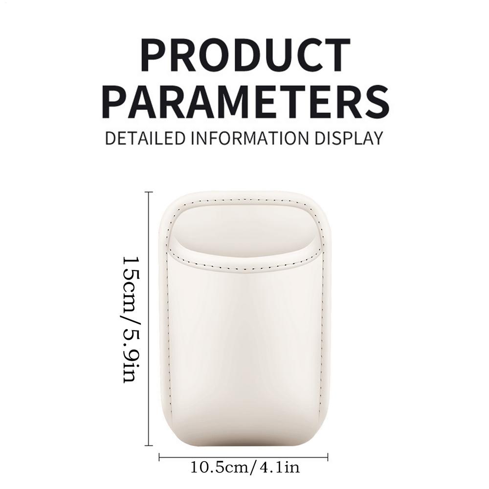 Cup Holder For Car PU Car Seat Cup Organizer Bag Shock Resistant Spill-Proof Multifunctional Vehicle Storage For Umbrella Phone