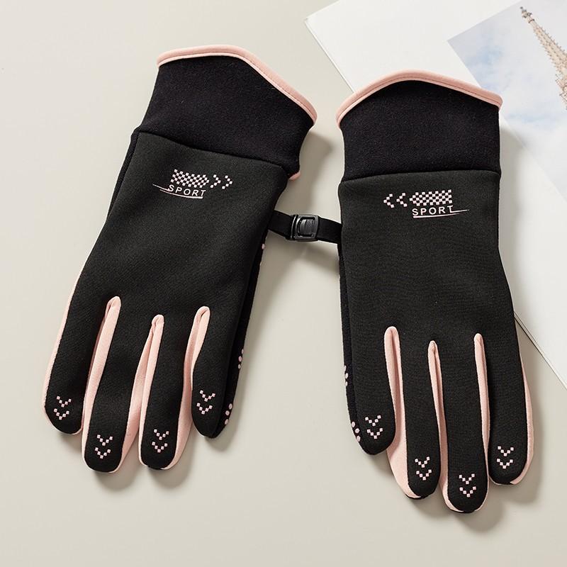 

Women Winter Keep Warm Touch Screen Fleece Fashion Outdoor Sports Gloves Waterproof Not Bloated Antiskid Drive Riding