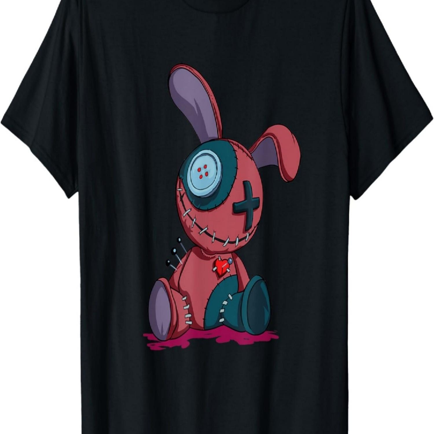 

Pastel Goth Shirt Voodoo Doll Halloween Creepy Doll Witch T-Shirt S чёрный