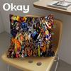 Cartoon B-Digimon Pillow Covers Cartoon Sofa Decorative Home Double-sided Printing Short Plush Cute Cushion Cover