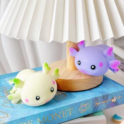 Brinquedos de Aperto de Salamandra Fofos Criativos Cartoon Axolotes Aliviadores de Estresse Fidget Squishies Mochi Fidget Válvula de Ventilação Presentes Peculiares