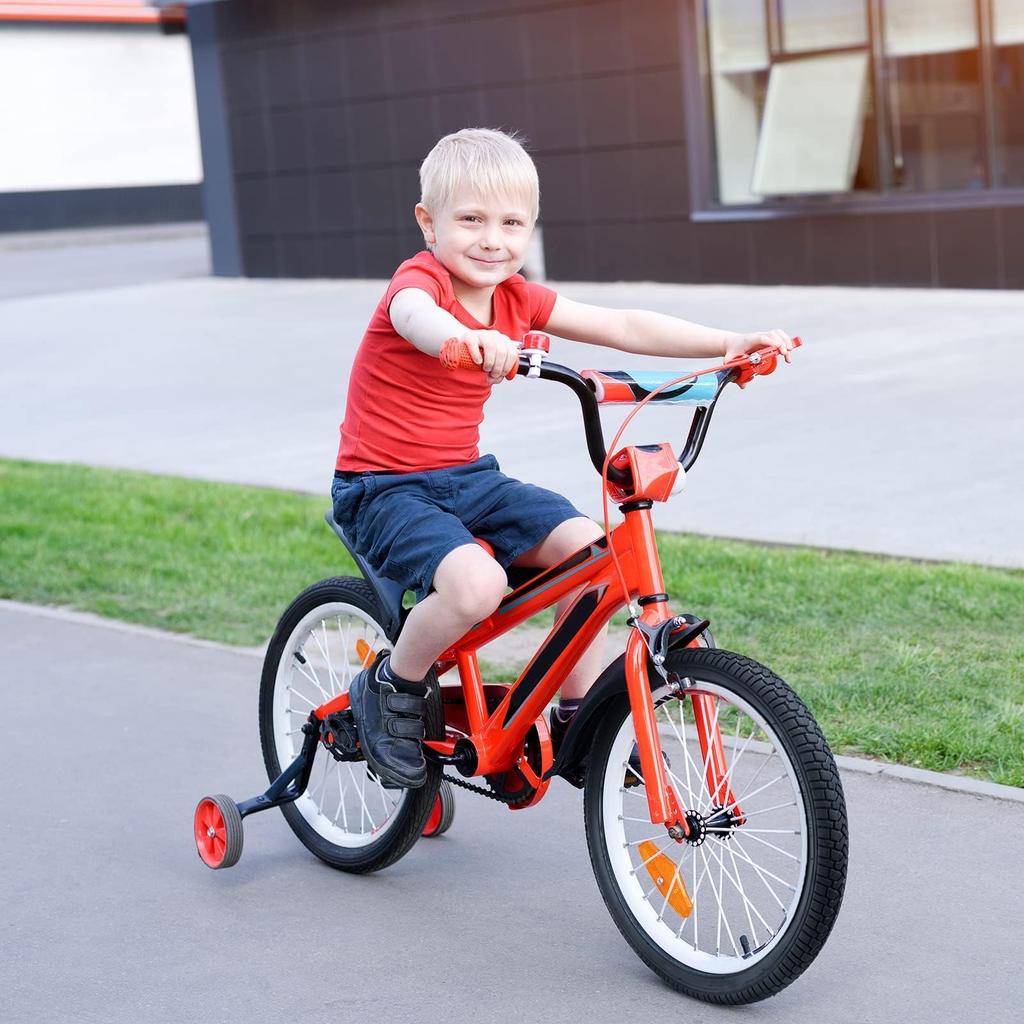 YunSCM Set of 2 16x1.95 Tires, 16x1.95 53-305 Bicycle Tires + 16x1.75/2.125 Tubes with 32mm Schrader Valves, for 16-inch 1.95 Mountain Bikes, Y-1199