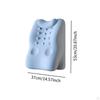 Back Lumbar Support Cushion Memory Foam Bed Wedge Soft with Neck Sleeping Pillow for Travel,