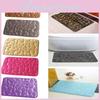 Bath Mat Nonslip Memory Foam 3d Cobble Stone Shape Microfibre Pebble Toilet Rug