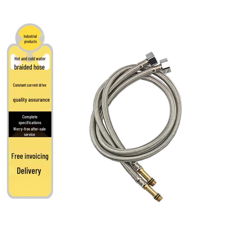 Qingwa 304 Stainless Steel Braided Faucet Supply Hose