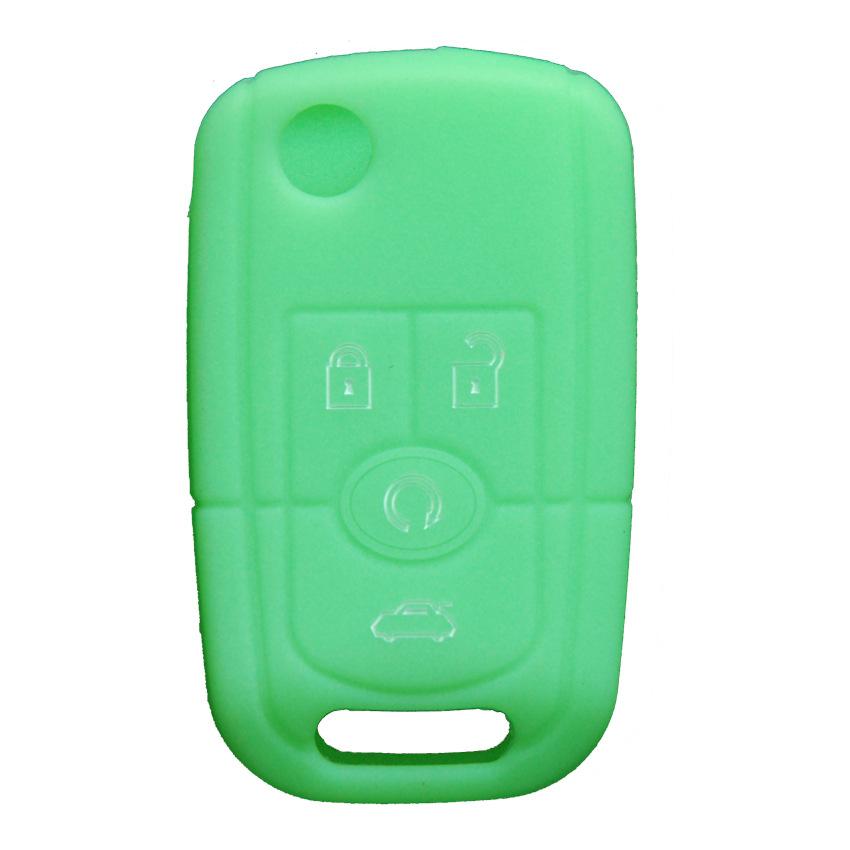 For Buick Excelle Folding 4-button Silicone Key Cover Key Bag Button Oil-filled Car Remote Control Shell Protective Cover