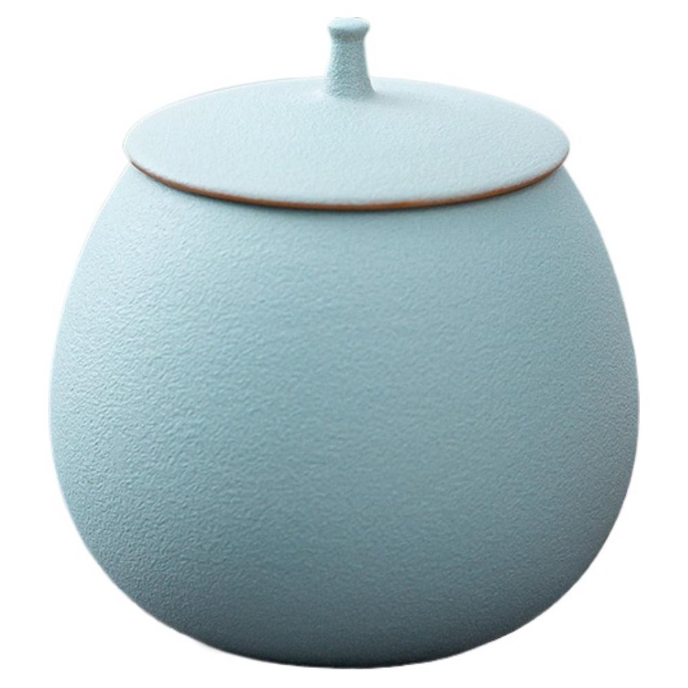 NEW Stoneware Tea Can Round Sealed Jar Ceramic Tea Caddy Tea Box Storage Jar Tea Container Tea Organizer Candy Jars Snack Jars