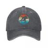 BJJ Brazilian JiuJitsu Retro Vintage Sunset Baseball Cap Birthday Golf Cap Tea Hat Fishing Caps Unisex Elegant Womens Hats Unisexs