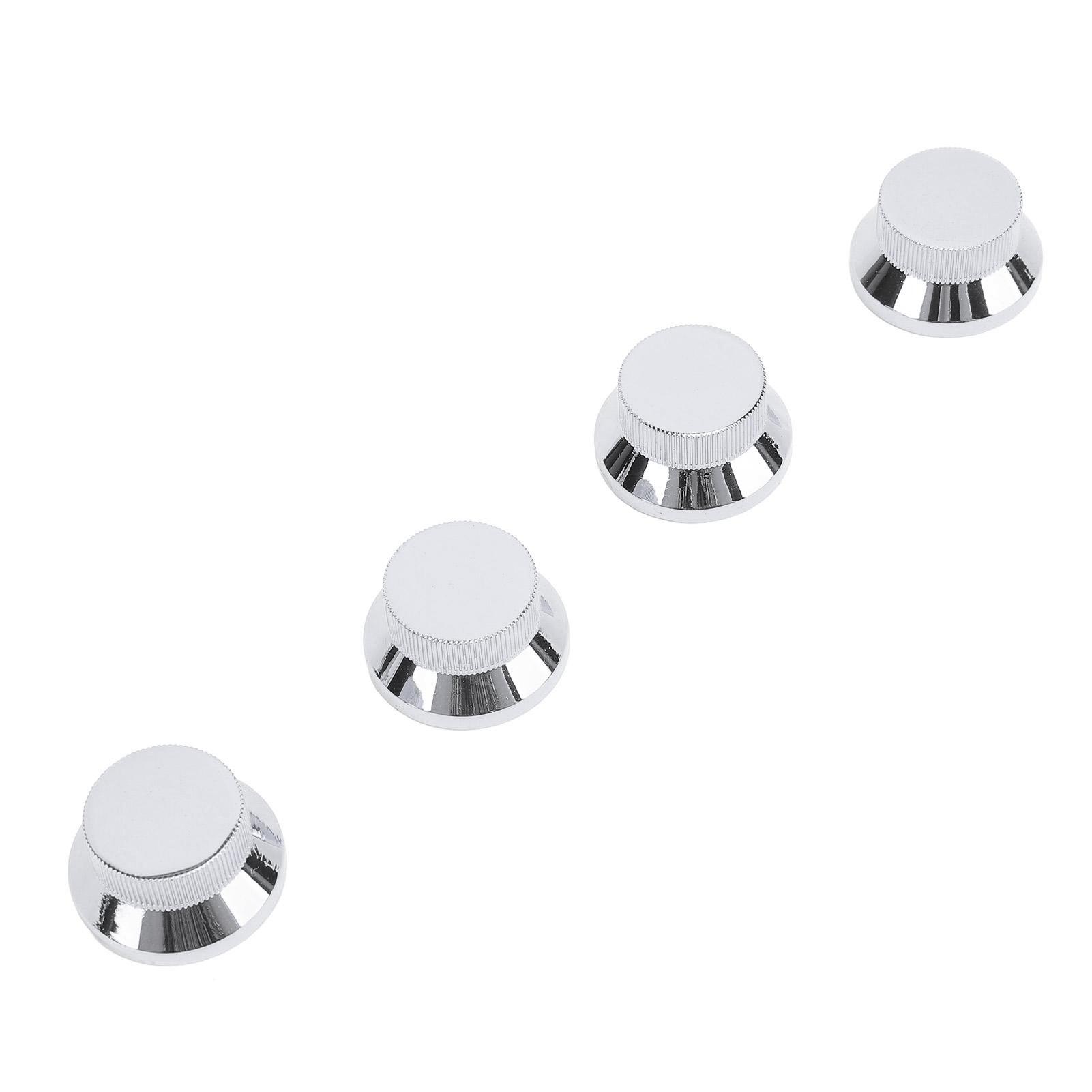 4PCS Metal Knob   Electric Guitar Bass Volume   Control Knobs for 6mm Inner Diameter Potentiometer