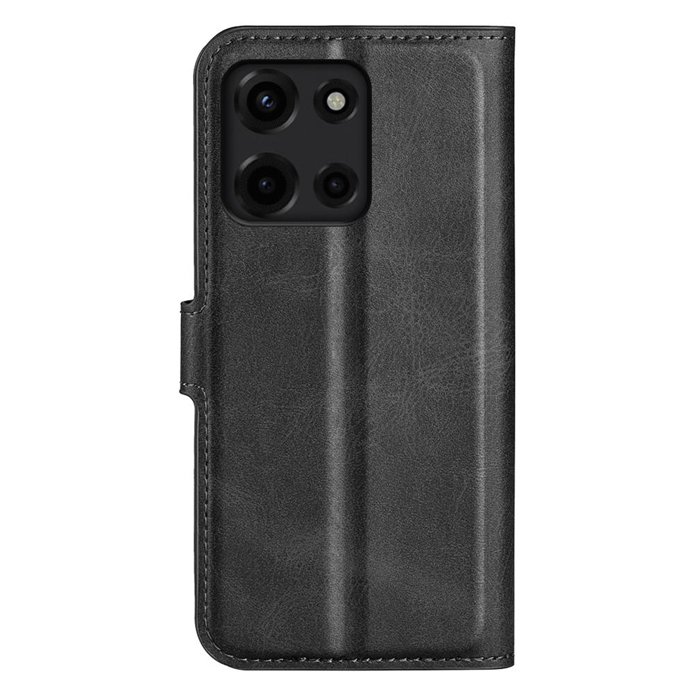 For Motorola Moto G 5G (2025) Stand Case Anti-Scratch Calf Texture Leather Phone Cover